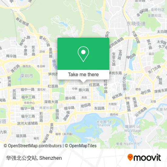 华强北公交站 map