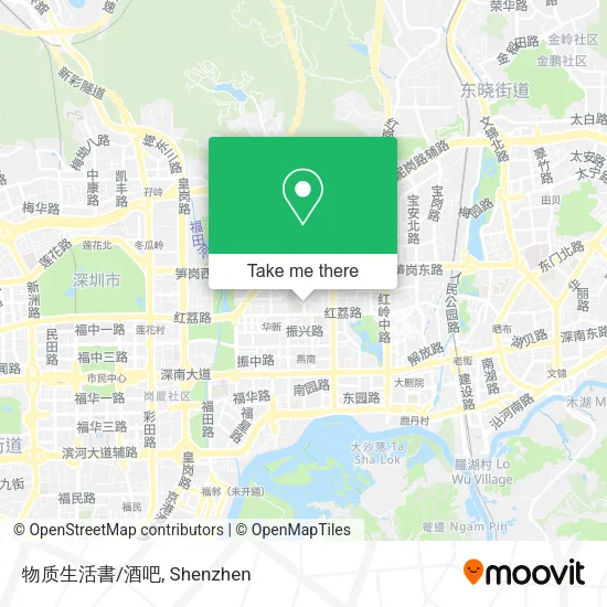 物质生活書/酒吧 map
