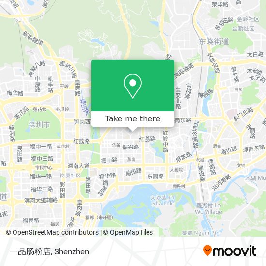 一品肠粉店 map