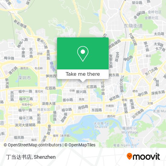 丁当达书店 map