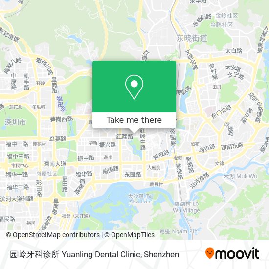 园岭牙科诊所 Yuanling Dental Clinic map