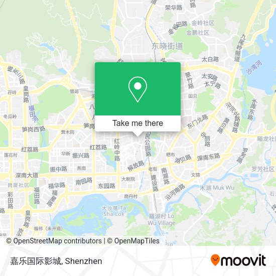 嘉乐国际影城 map