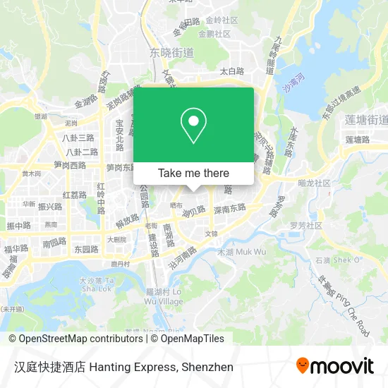汉庭快捷酒店 Hanting Express map