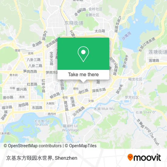 京基东方颐园水世界 map