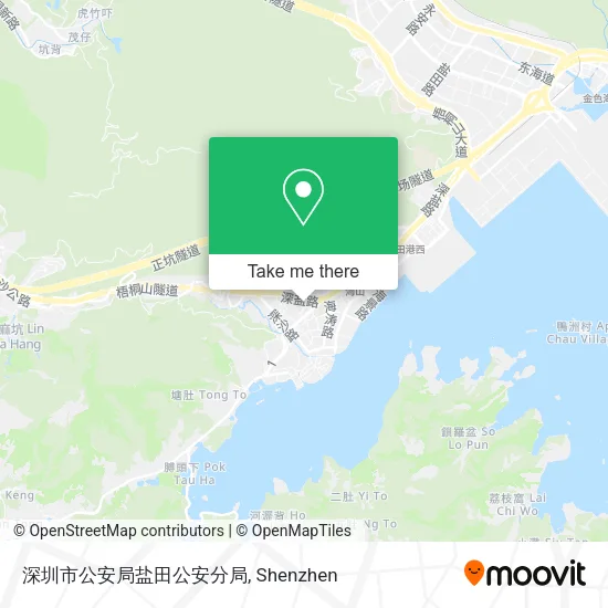 深圳市公安局盐田公安分局 map