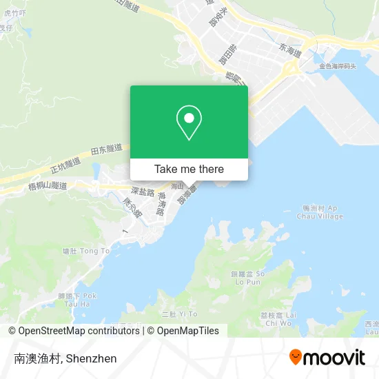 南澳渔村 map