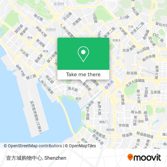壹方城购物中心 map