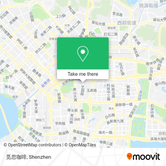 觅思咖啡 map