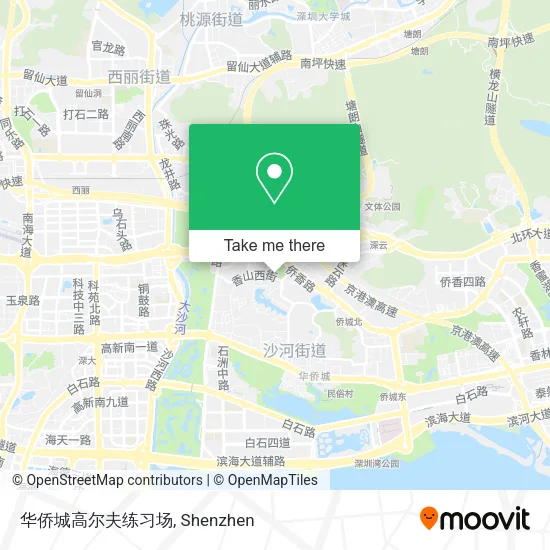 华侨城高尔夫练习场 map
