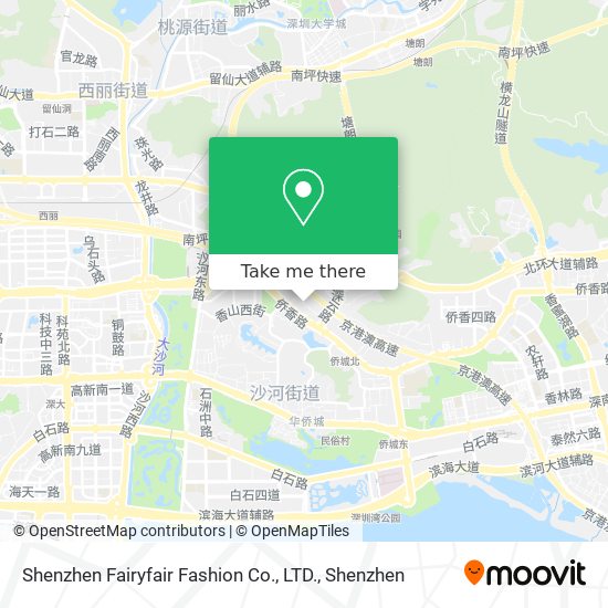 Shenzhen Fairyfair Fashion Co., LTD. map
