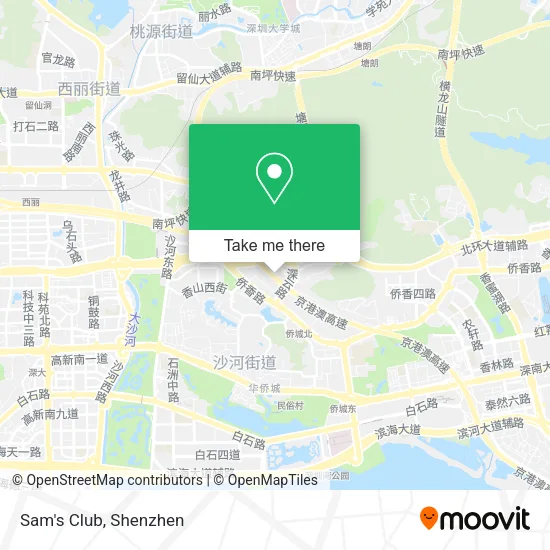 Sam's Club map