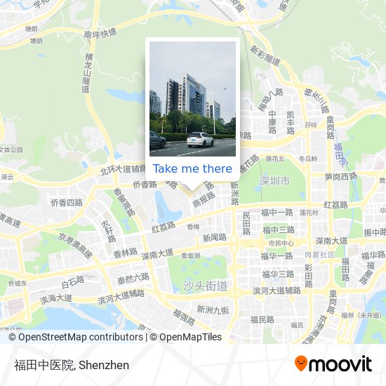 福田中医院 map