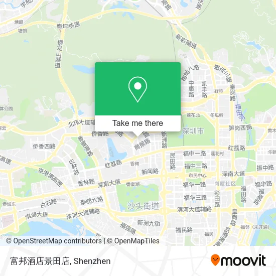 富邦酒店景田店 map
