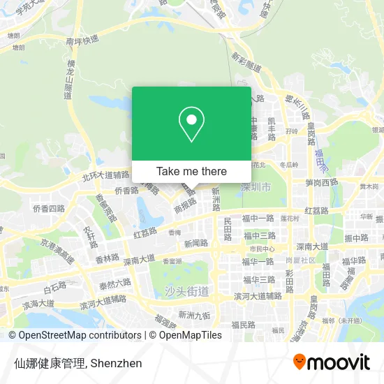 仙娜健康管理 map