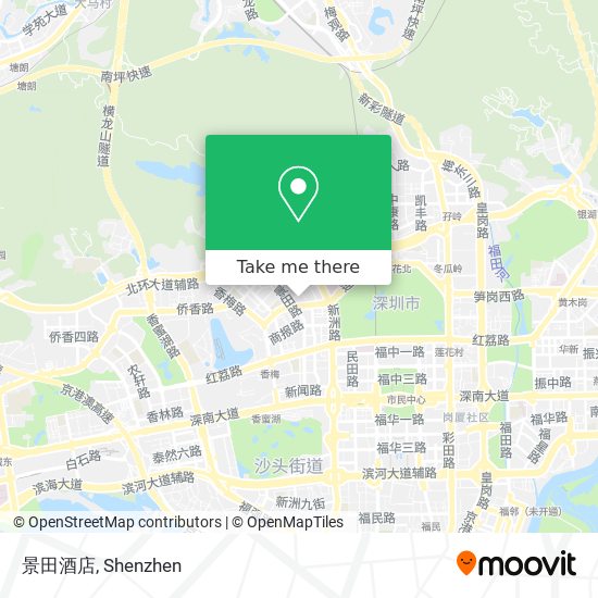 景田酒店 map