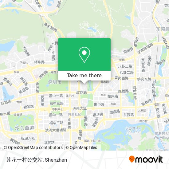 莲花一村公交站 map