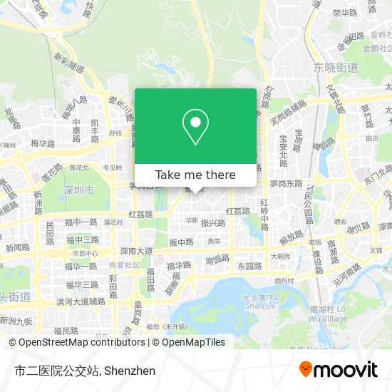 市二医院公交站 map