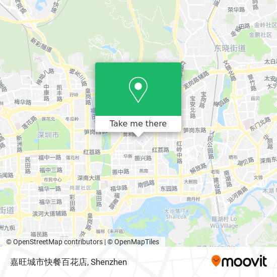 嘉旺城市快餐百花店 map