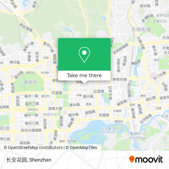 长安花园 map