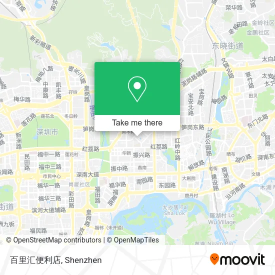 百里汇便利店 map