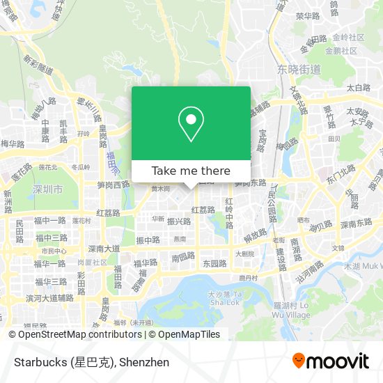 Starbucks (星巴克) map