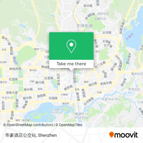 帝豪酒店公交站 map