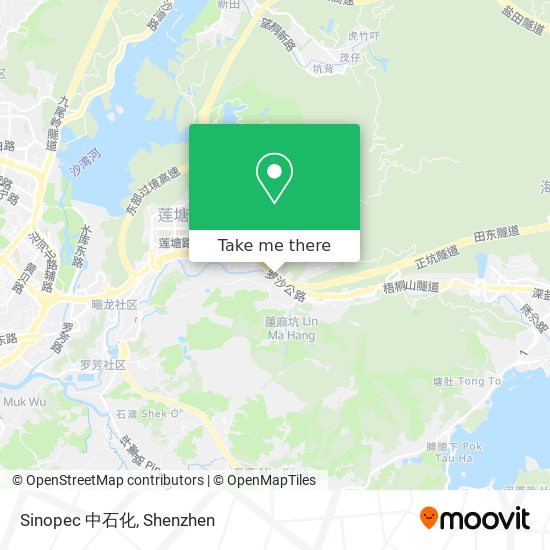 Sinopec 中石化 map