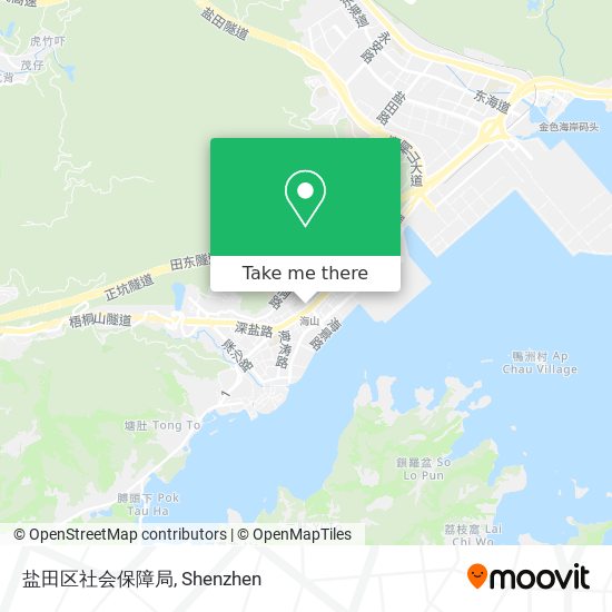 盐田区社会保障局 map