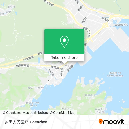 盐田人民医疗 map