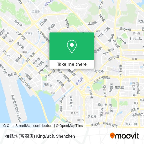 御蝶坊(富源店) KingArch map