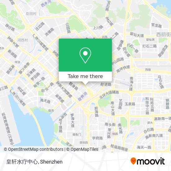 皇轩水疗中心 map