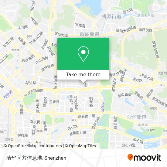 清华同方信息港 map