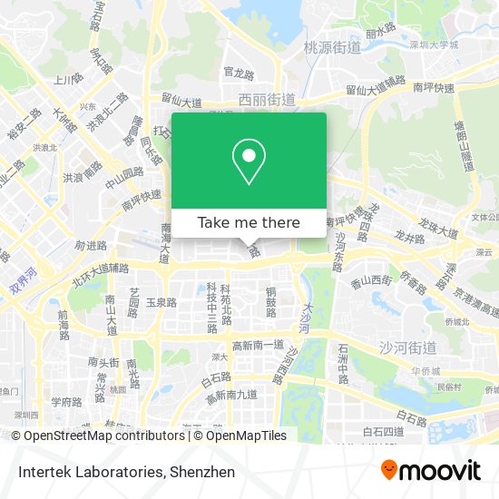 Intertek Laboratories map