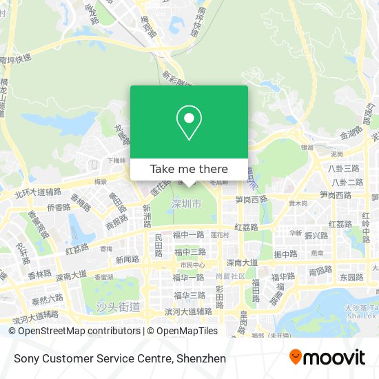 Sony Customer Service Centre map