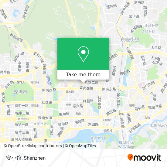 安小馆 map