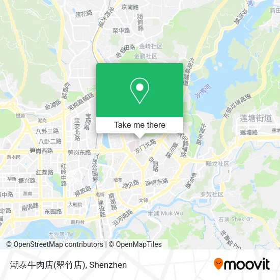 潮泰牛肉店(翠竹店) map