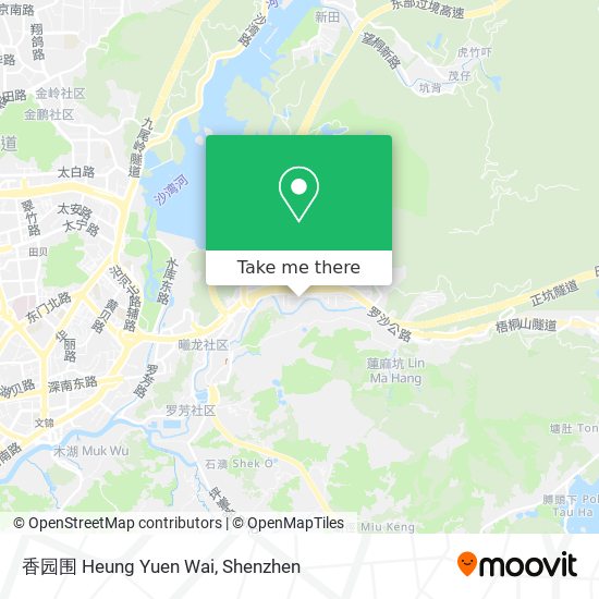 香园围 Heung Yuen Wai map