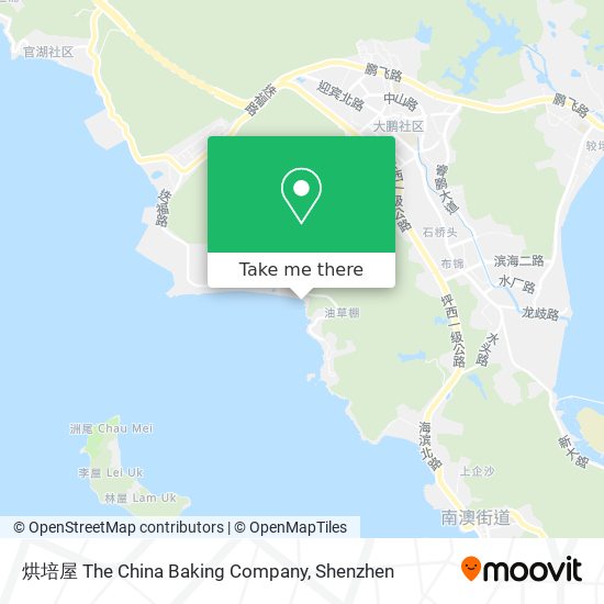 烘培屋 The China Baking Company map