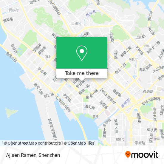 Ajisen Ramen map