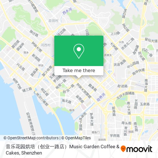 音乐花园烘培（创业一路店）Music Garden Coffee & Cakes map