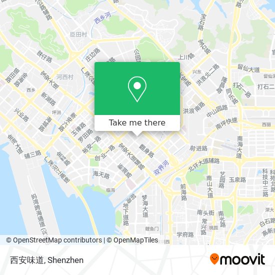 西安味道 map