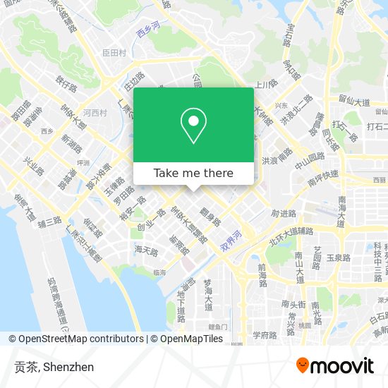 贡茶 map