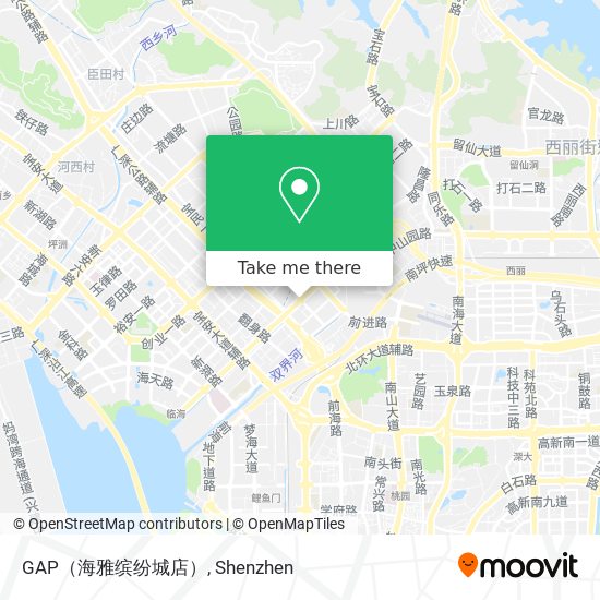 GAP（海雅缤纷城店） map