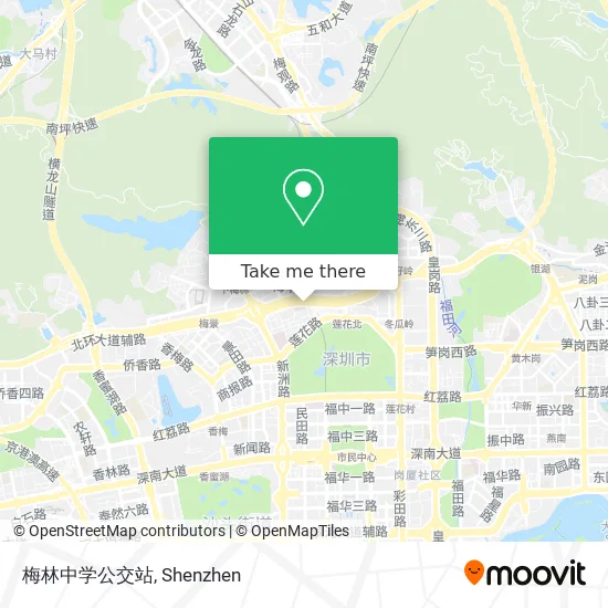梅林中学公交站 map