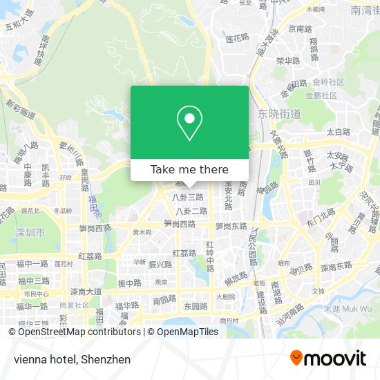 vienna hotel map