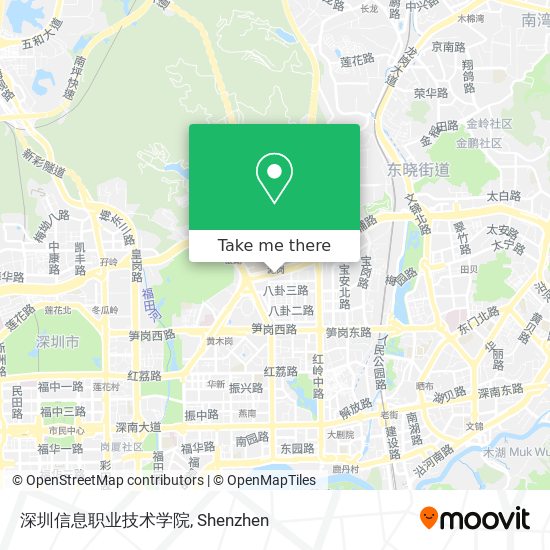 深圳信息职业技术学院 map