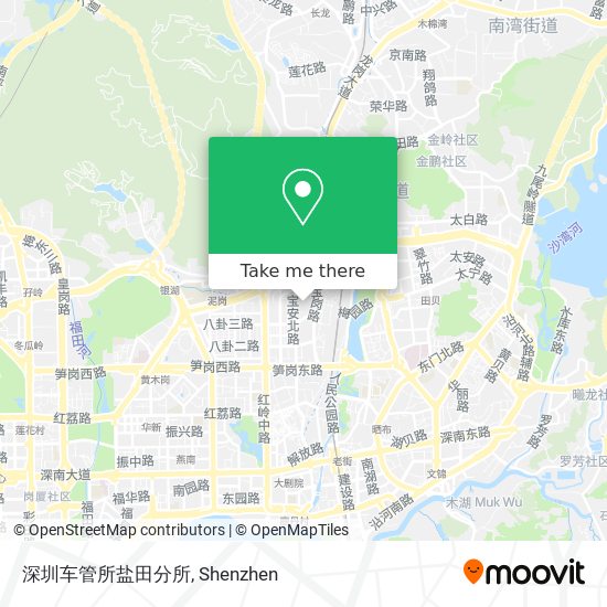 深圳车管所盐田分所 map