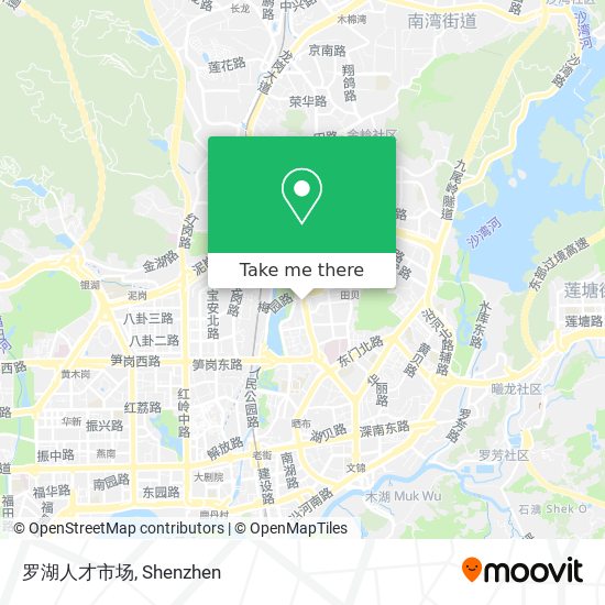 罗湖人才市场 map