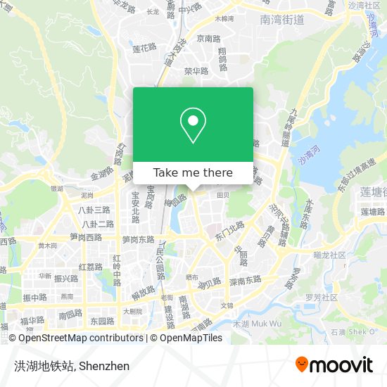 洪湖地铁站 map