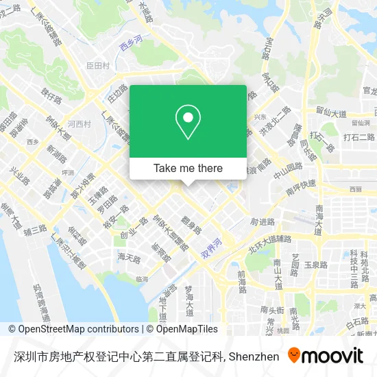 深圳市房地产权登记中心第二直属登记科 map